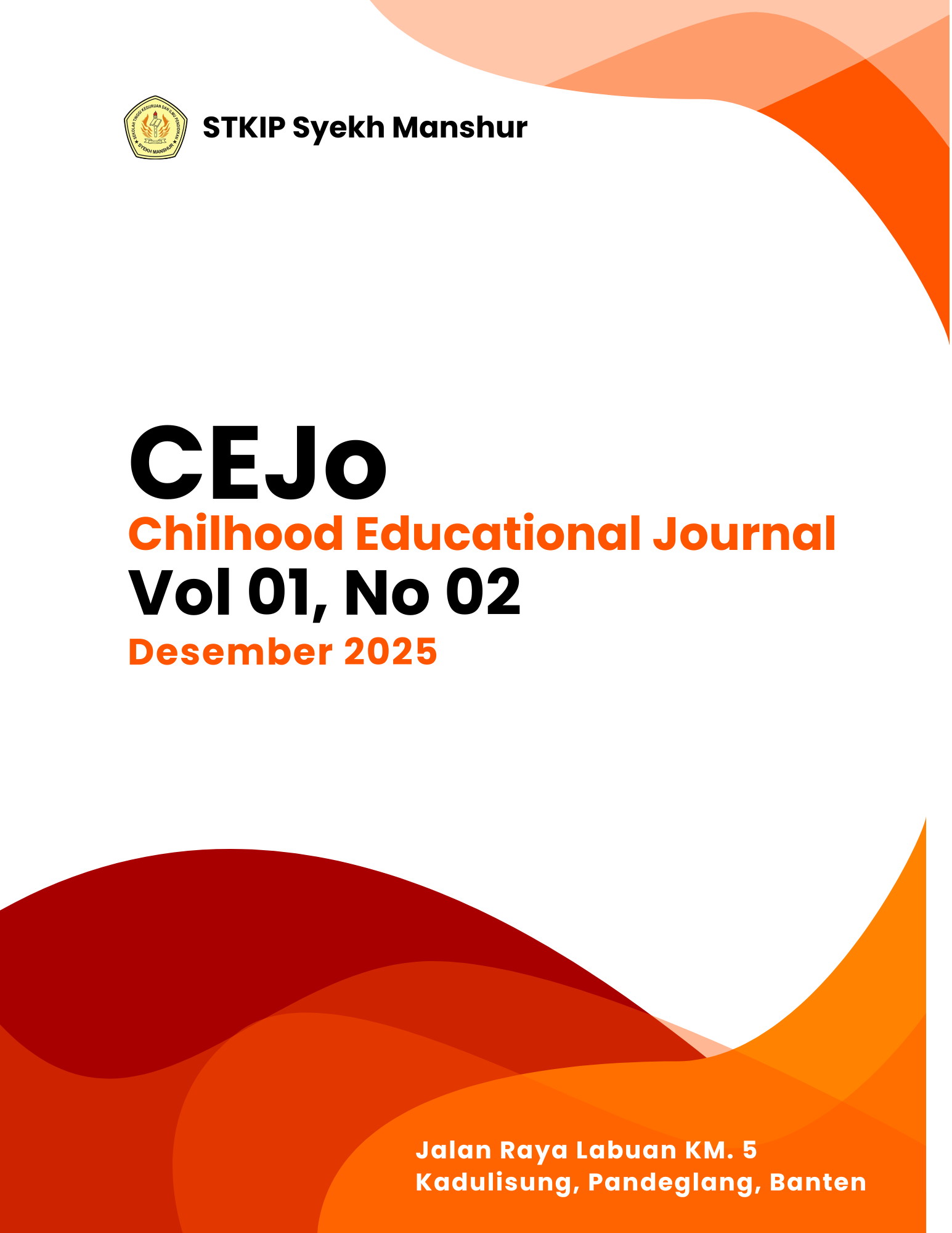 					View Vol. 1 No. 2, Desember (2025): Childhood Educational Journal
				
